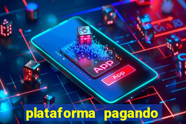 plataforma pagando bem hoje